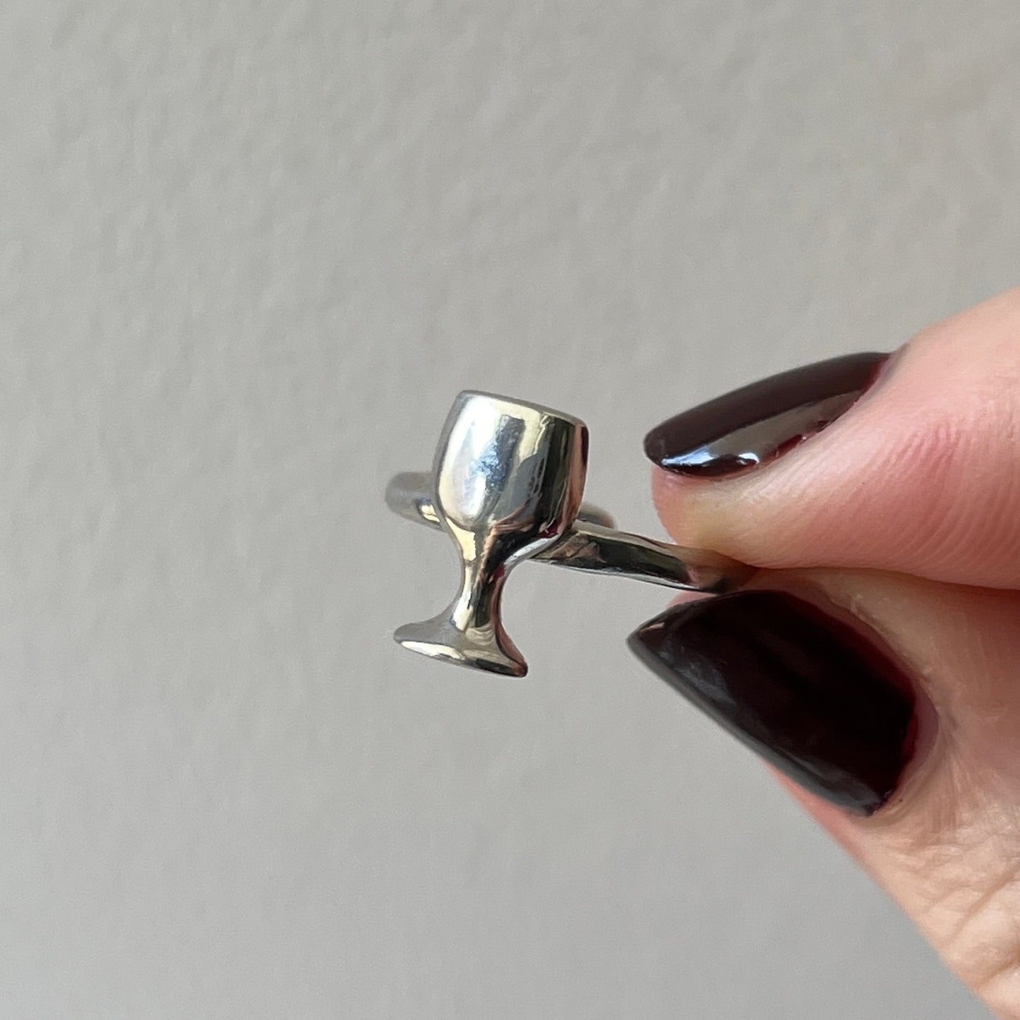 [ wine ] ring silver