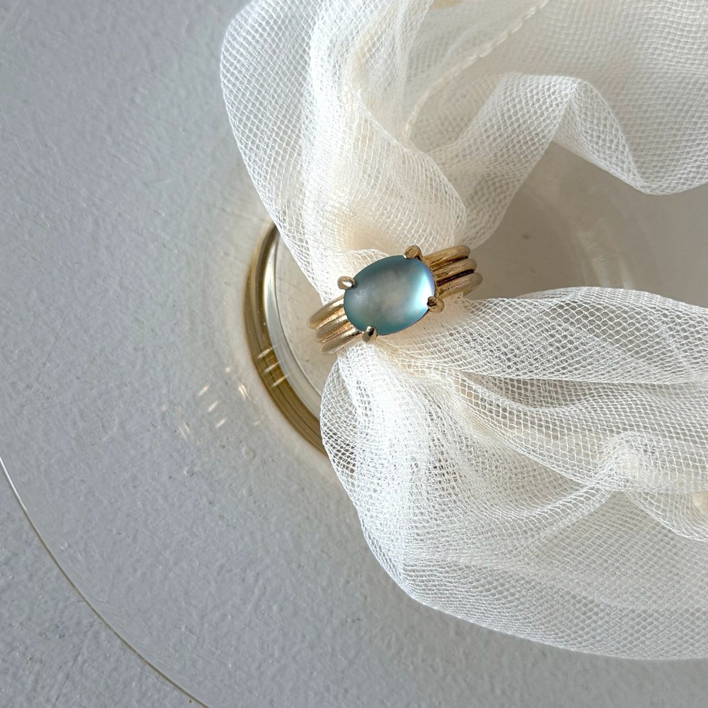 [ frost glass ] trois gold