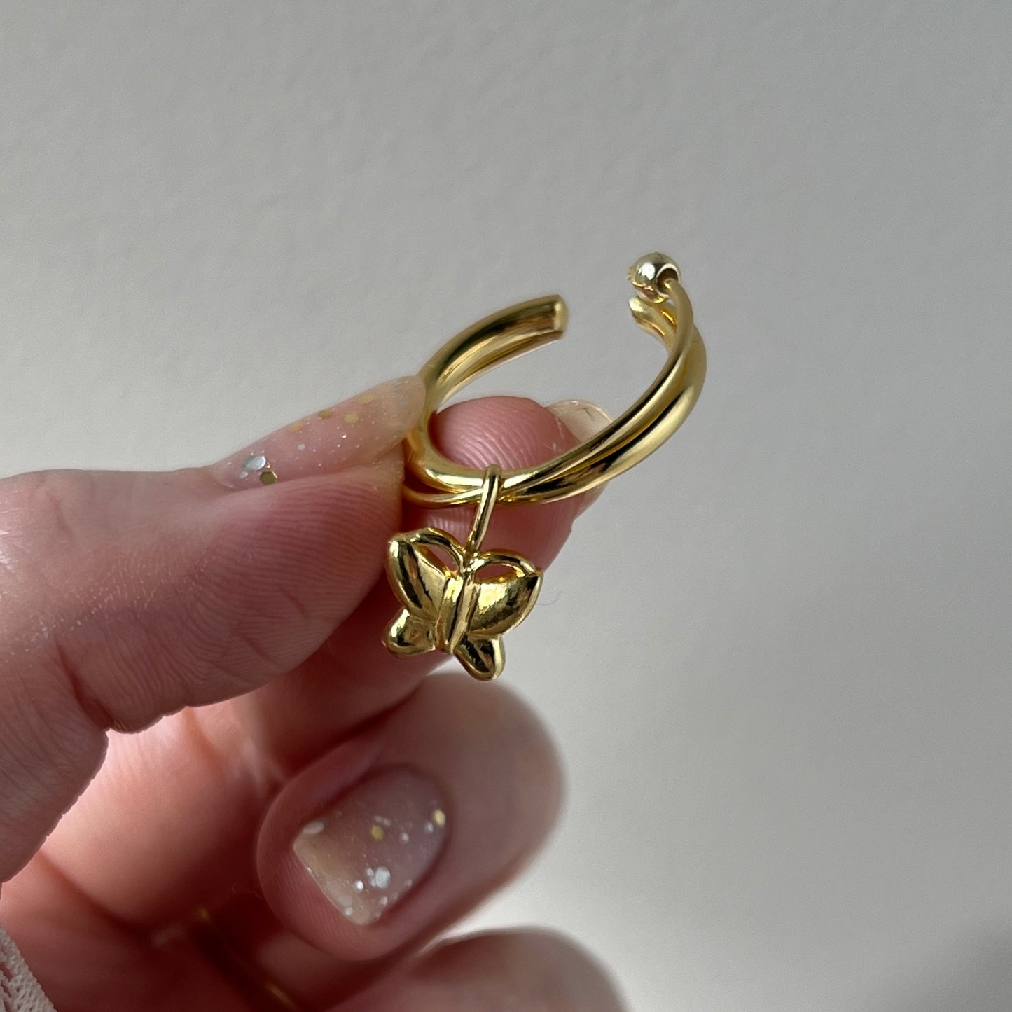 [ papillon ] um motif ring gold