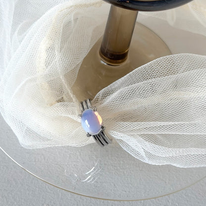 [ vintage purple glass ] trois silver