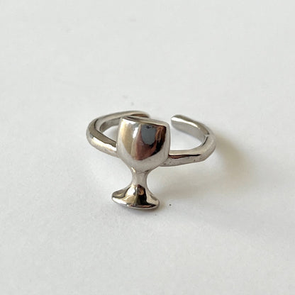 [ wine ] ring silver