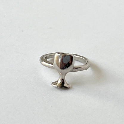 [ wine ] ring silver