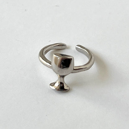 [ wine ] ring silver