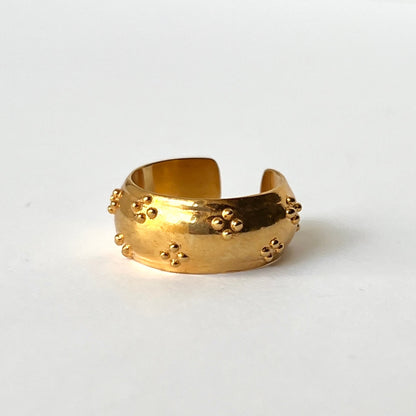 [ eyelet ] ring gold