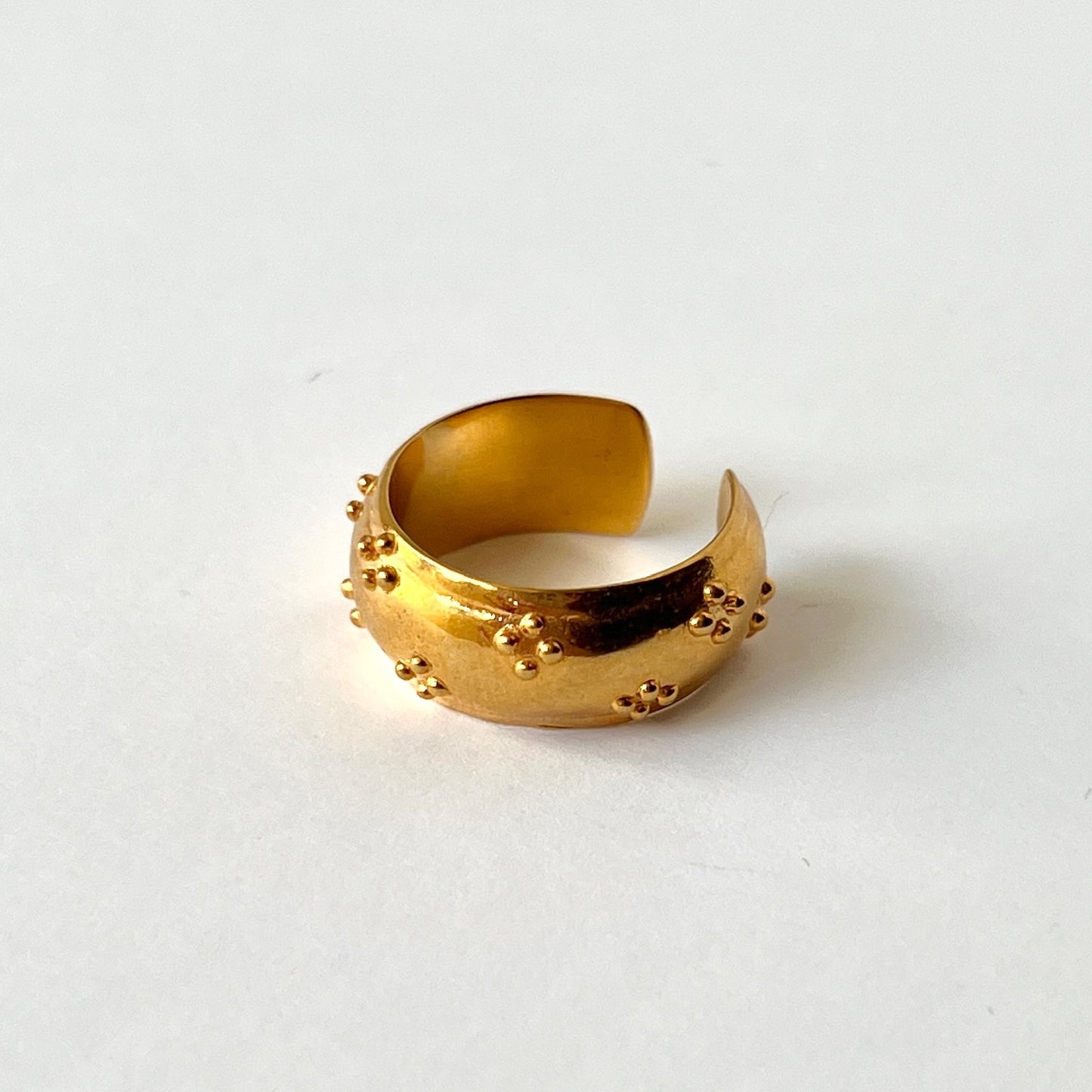 [ eyelet ] ring gold
