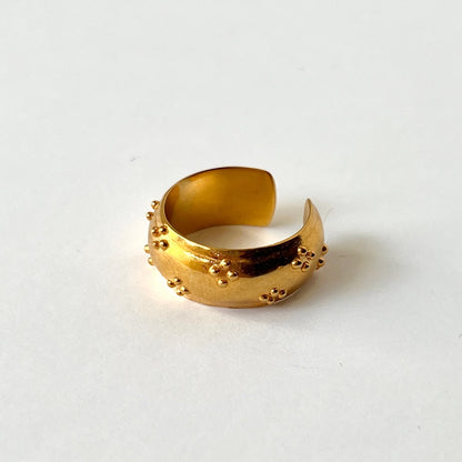 [ eyelet ] ring gold