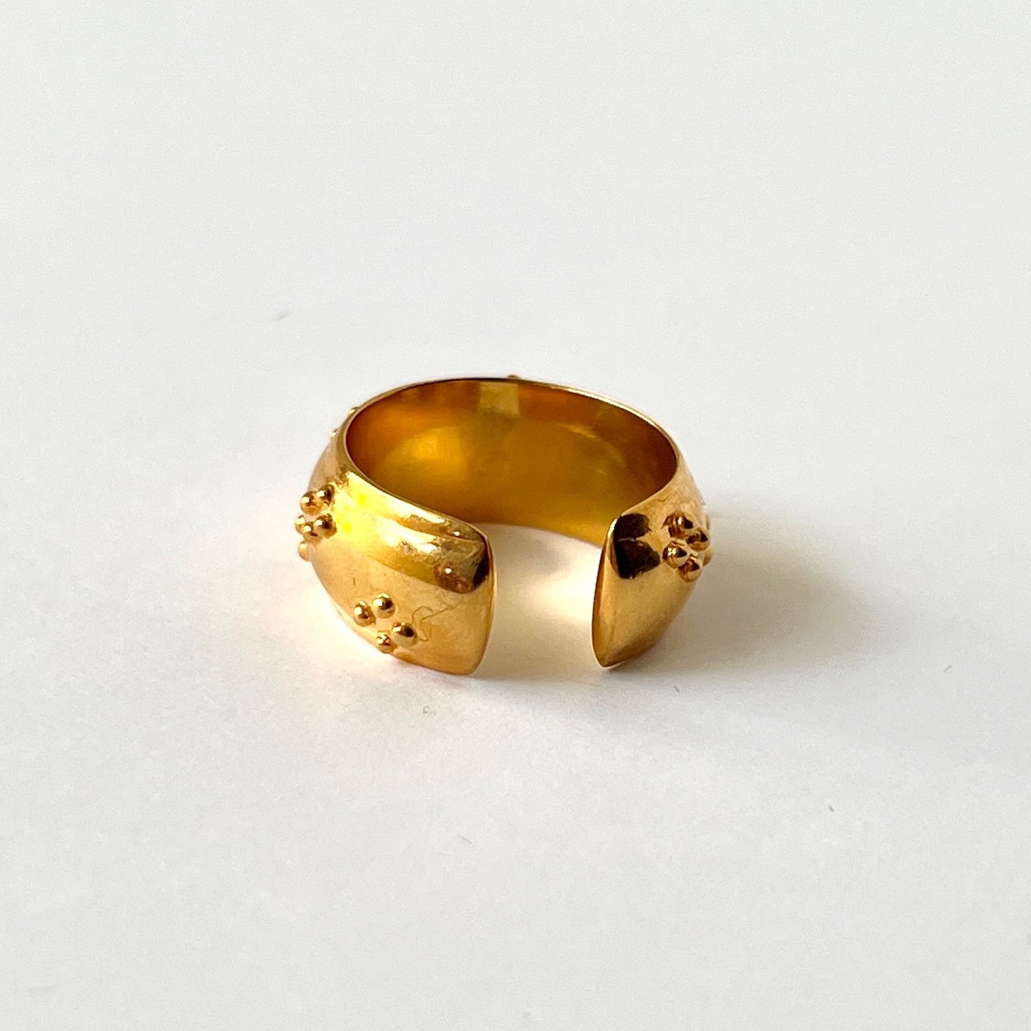 [ eyelet ] ring gold
