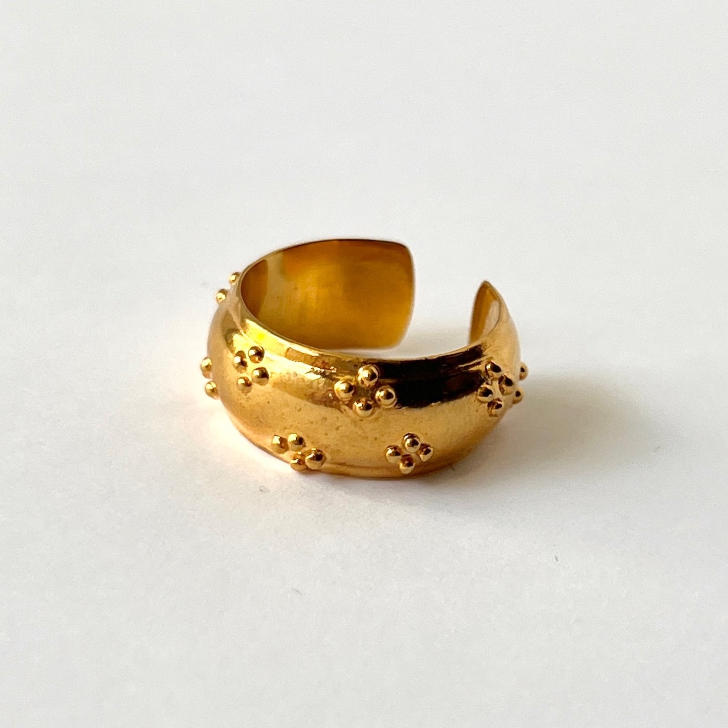 [ eyelet ] ring gold