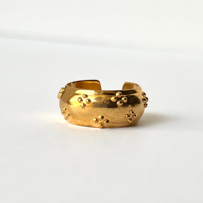 [ eyelet ] ring gold