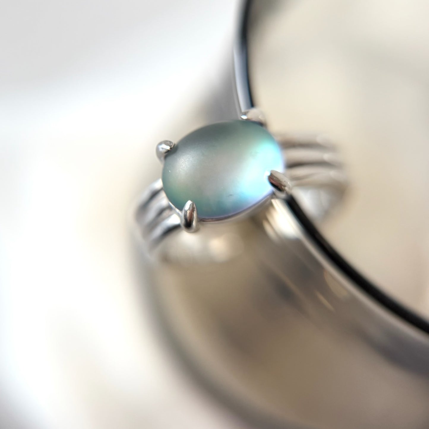 [ frost glass ] trois silver