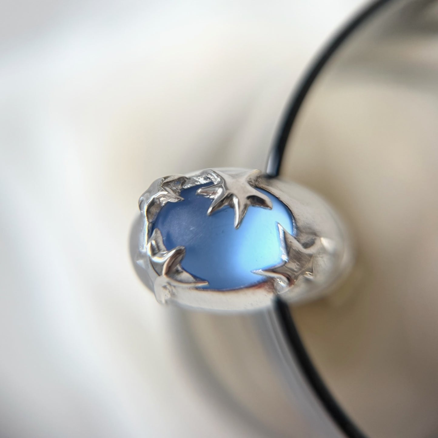 [ sapphire frost ] twinkle ring silver