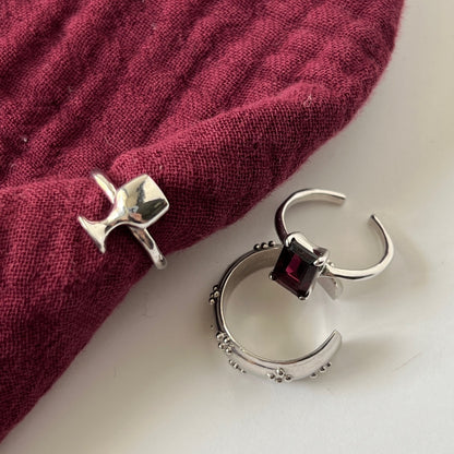 [ wine ] ring silver