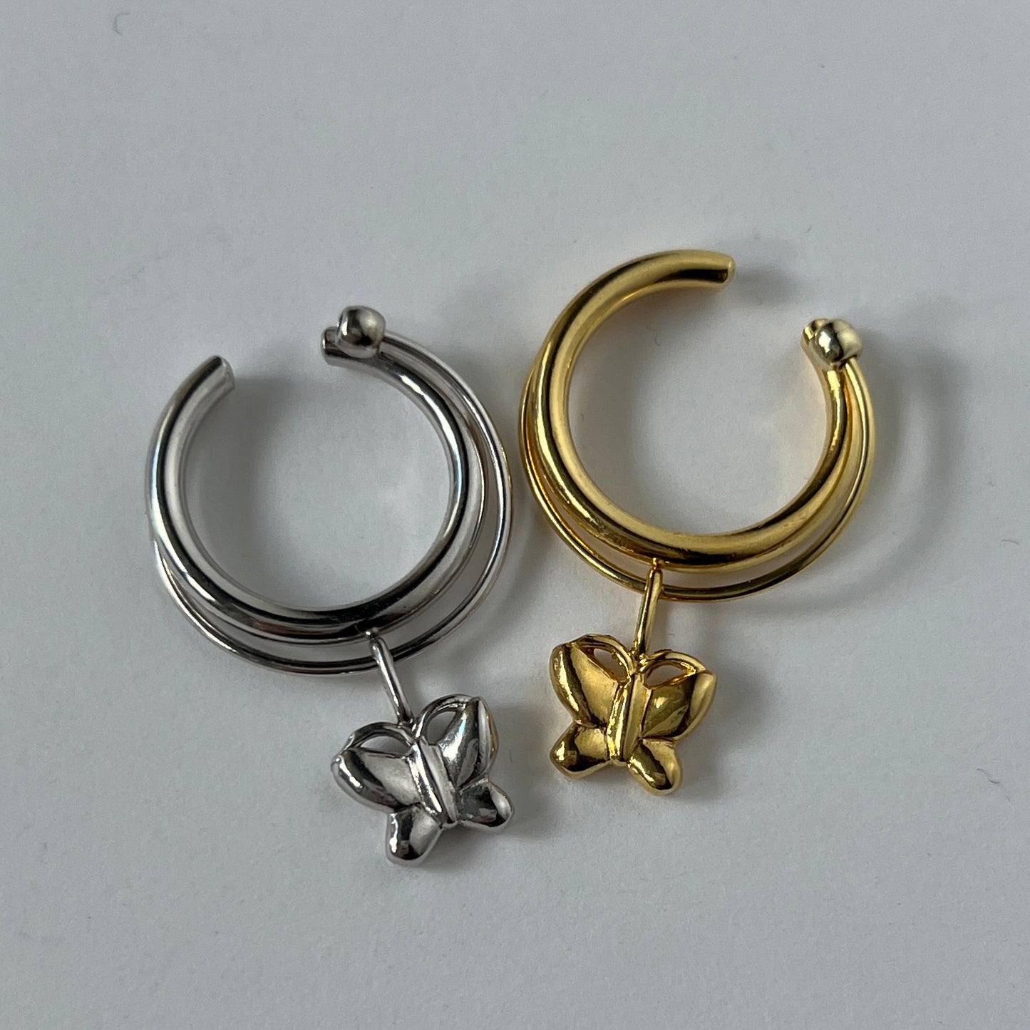 [ papillon ] um motif ring silver