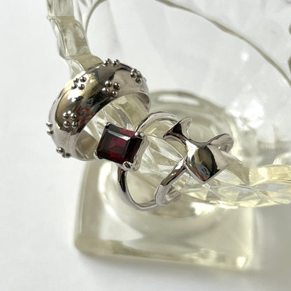 [ wine ] ring silver
