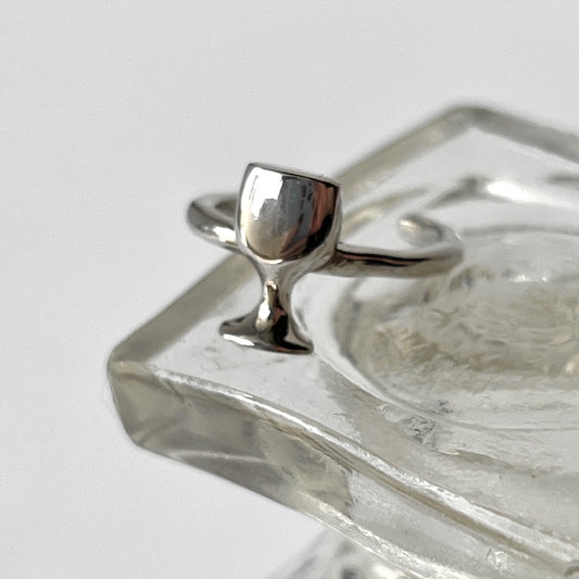 [ wine ] ring silver