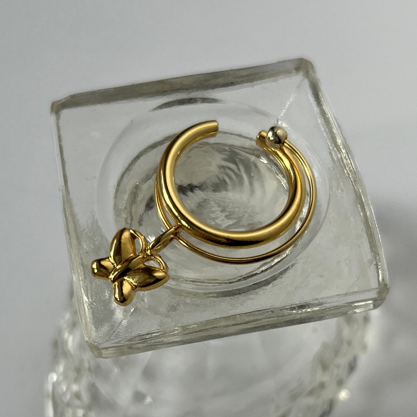 [ papillon ] um motif ring gold