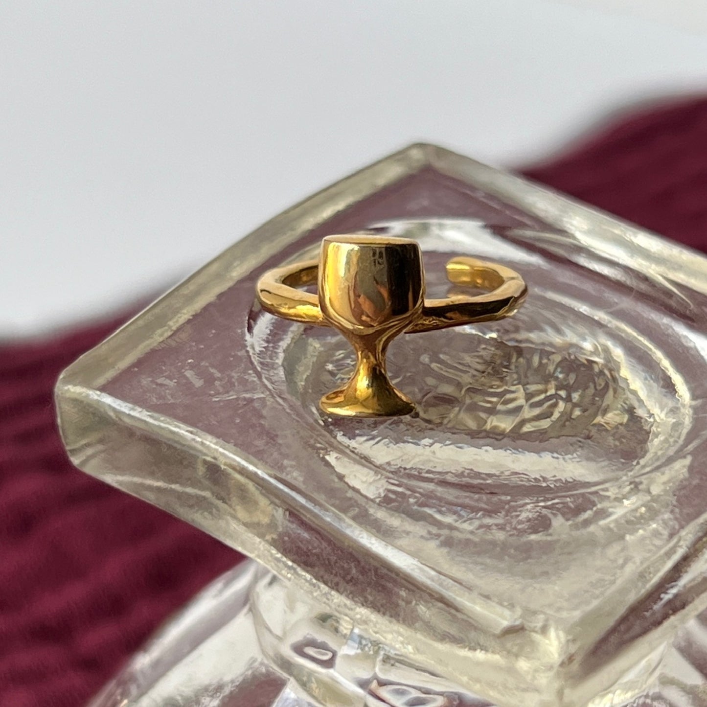 [ wine ] ring gold