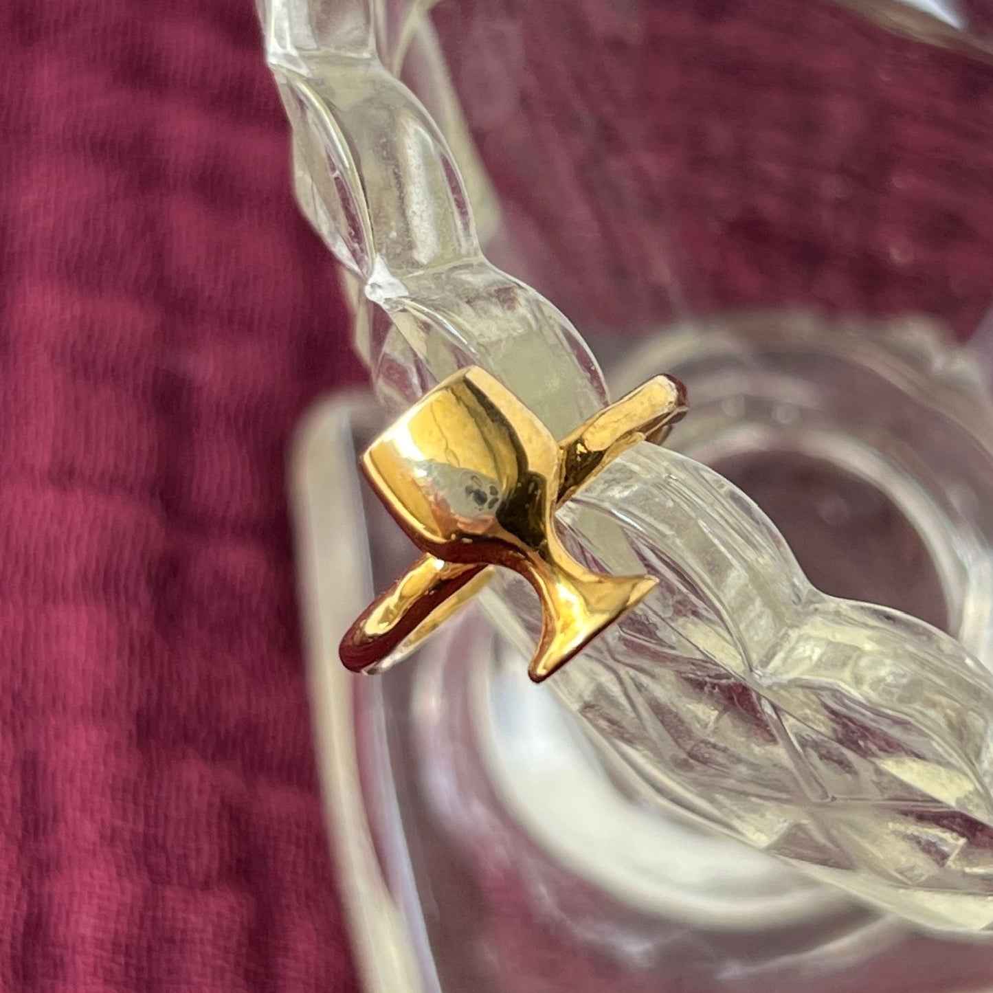 [ wine ] ring gold