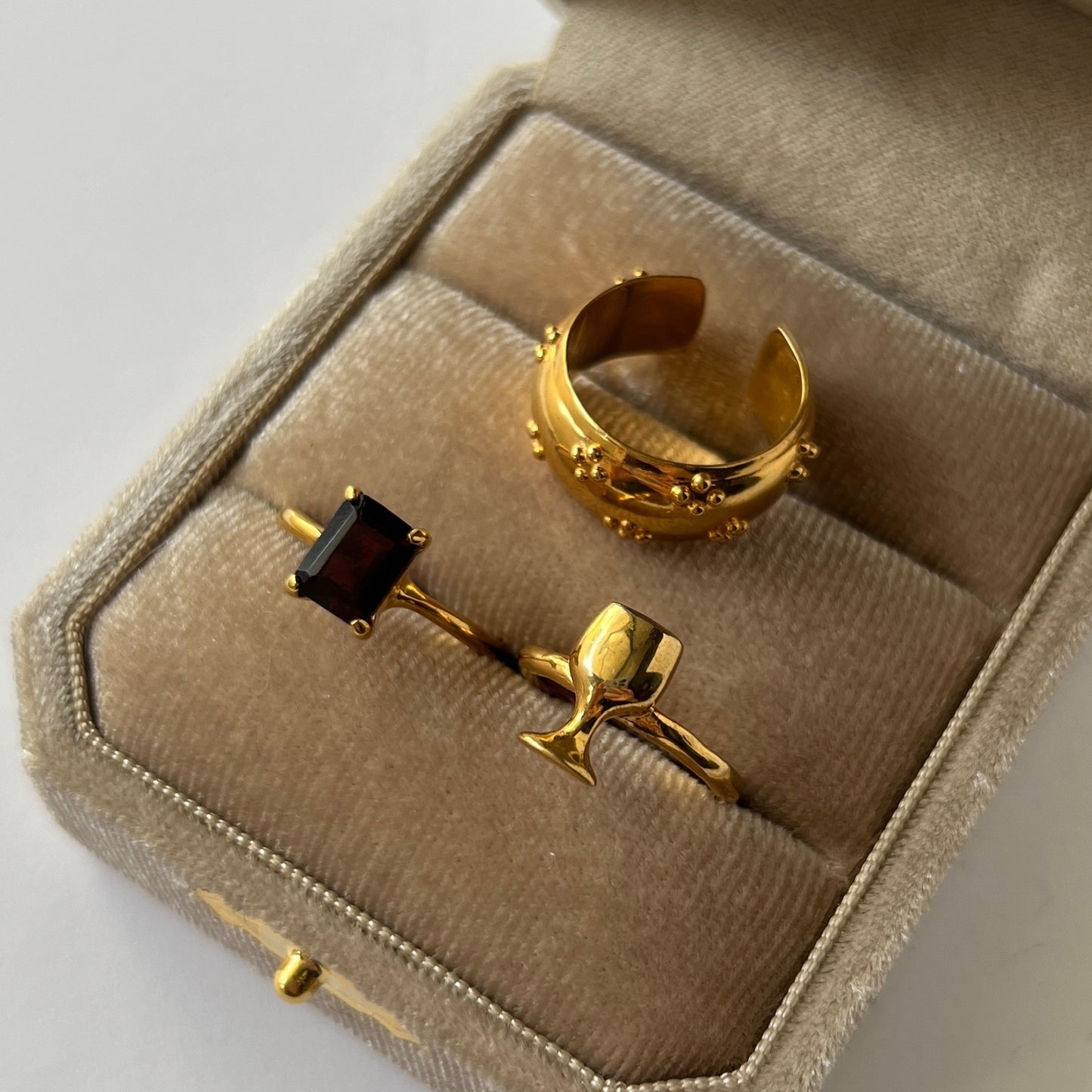 [ eyelet ] ring gold
