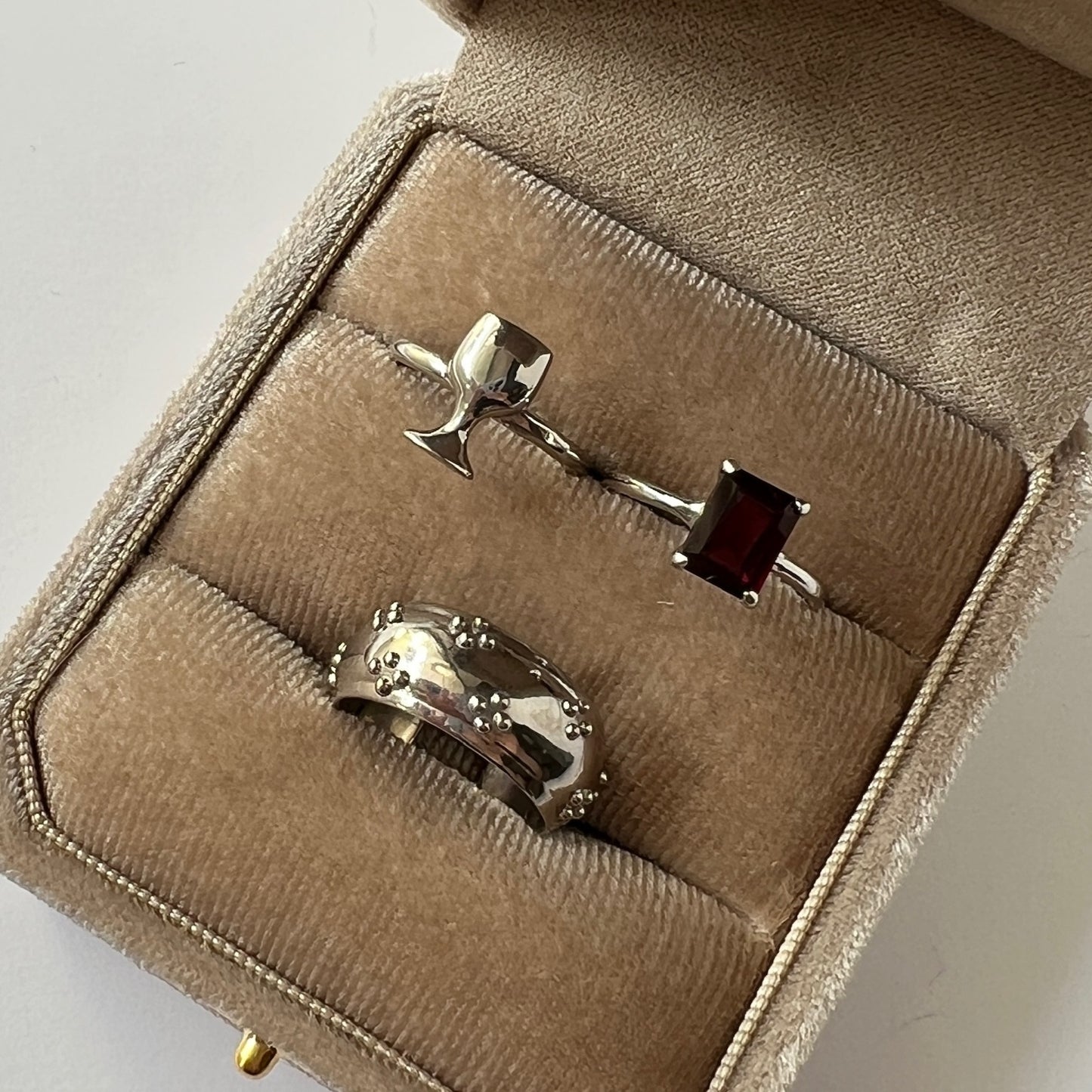 [ wine ] ring silver