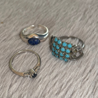 Blue ring set [ 3 set ]
