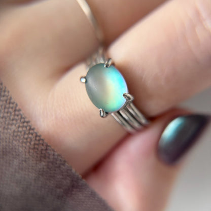 [ frost glass ] trois silver