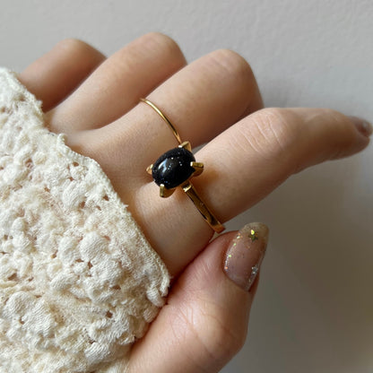 [ blue gold stone ] classic gold [ free size ]