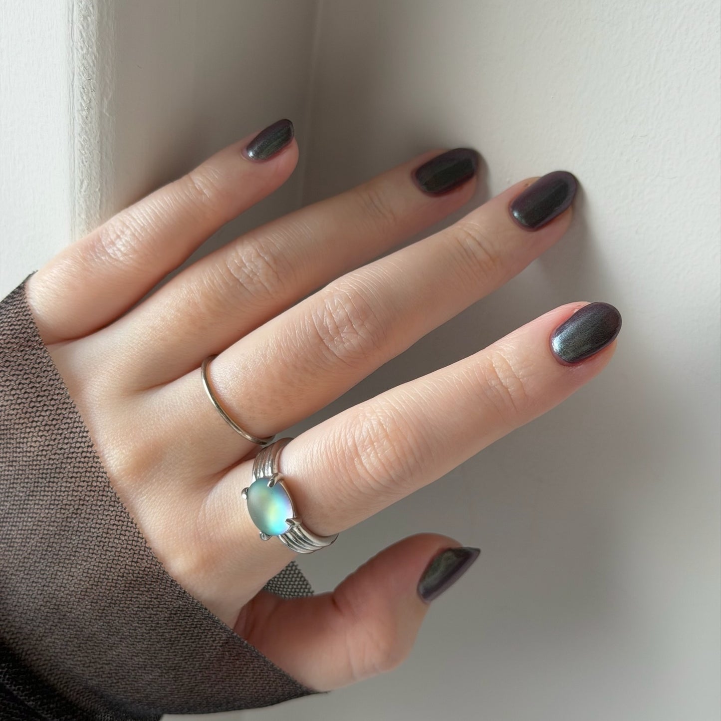 [ frost glass ] trois silver