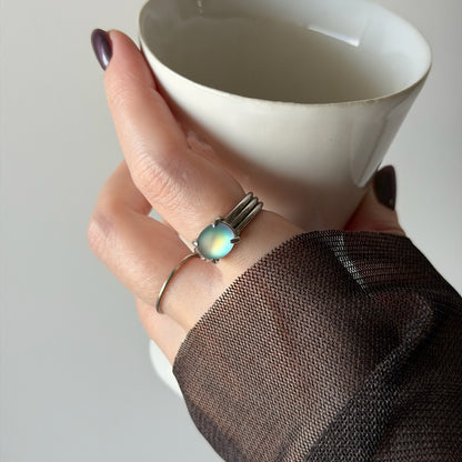 [ frost glass ] trois silver