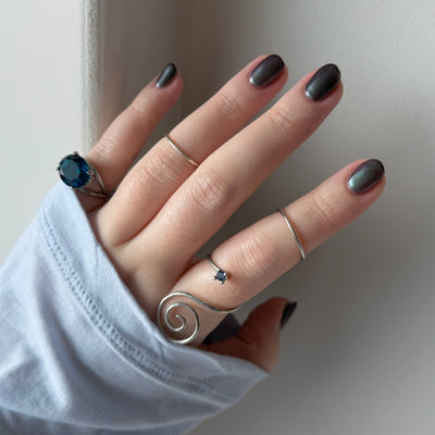 [ indigo quartz ] reine -pinky silver