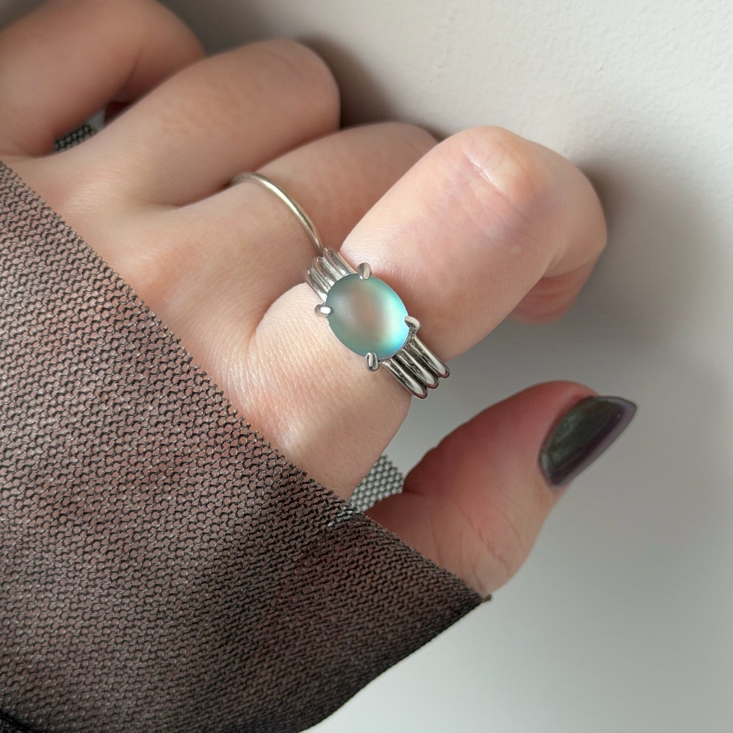 [ frost glass ] trois silver