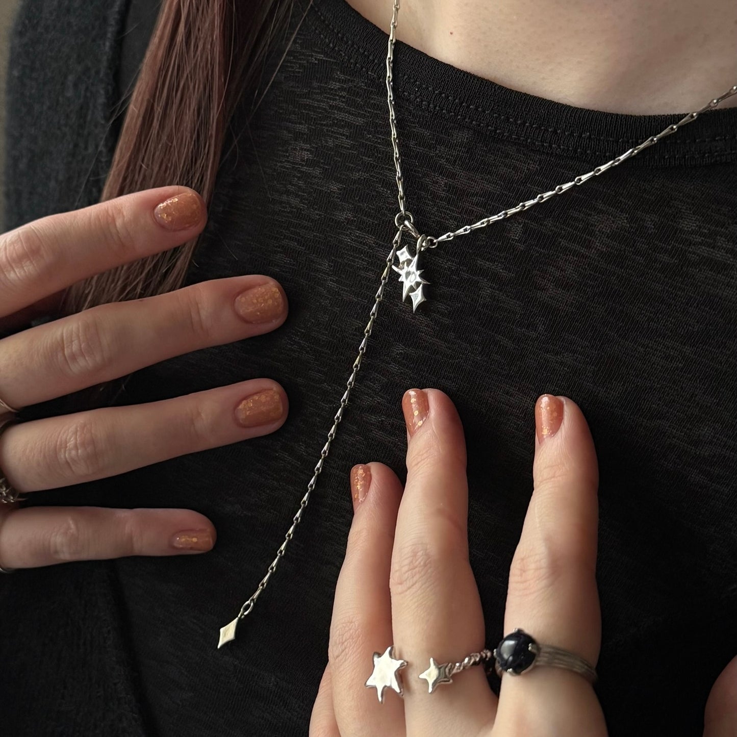 [ silver ] ptolemaeus necklace [ free size ]