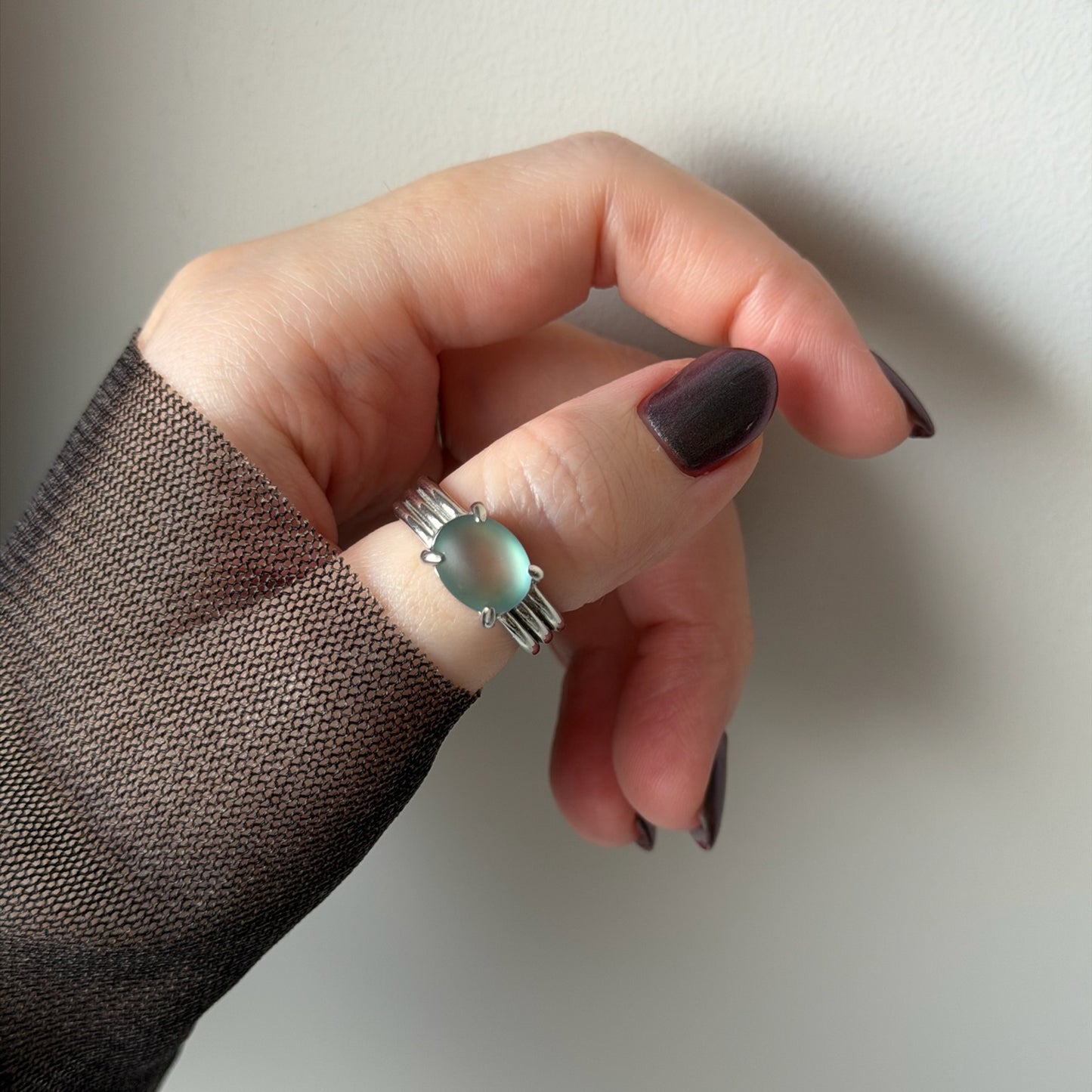 [ frost glass ] trois silver