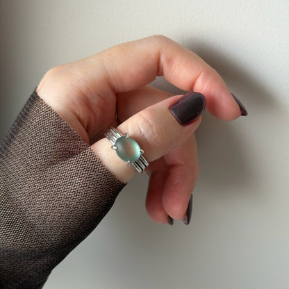 [ frost glass ] trois silver