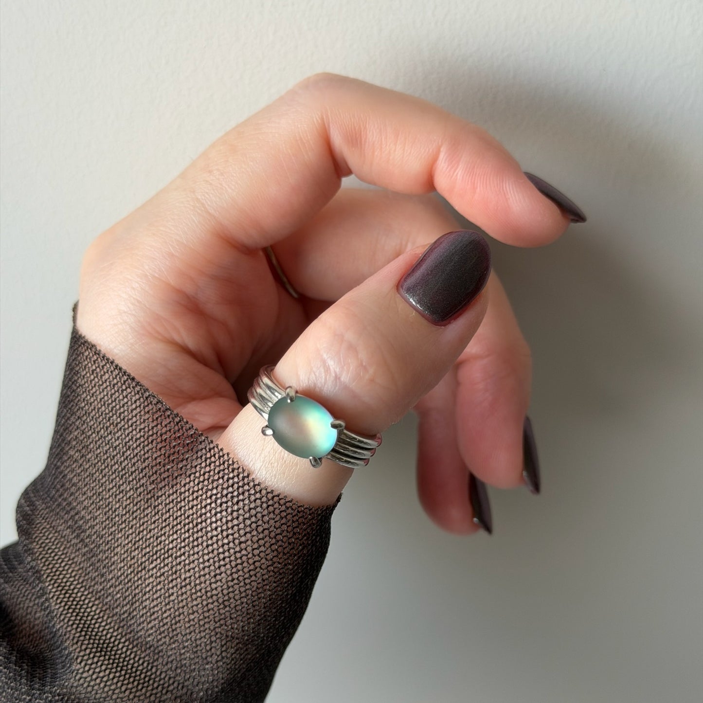 [ frost glass ] trois silver