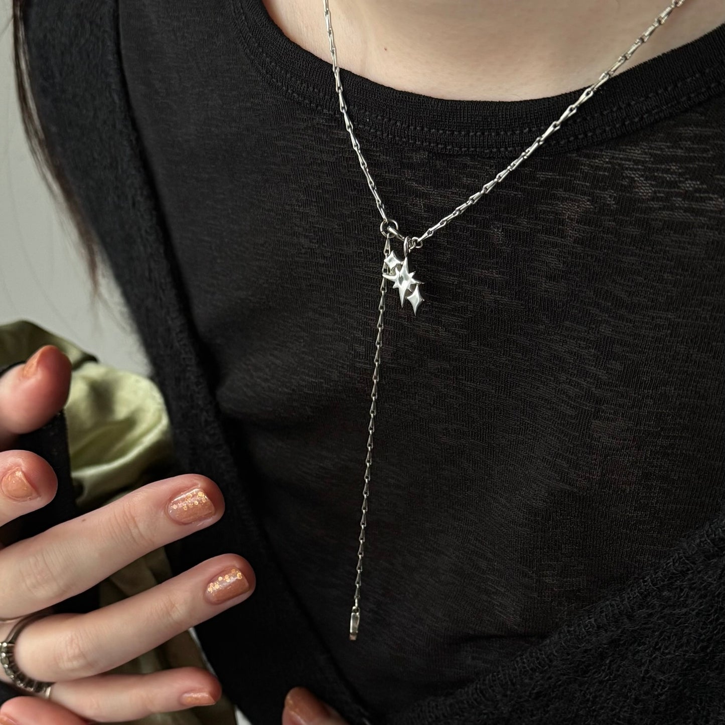 [ silver ] ptolemaeus necklace [ free size ]