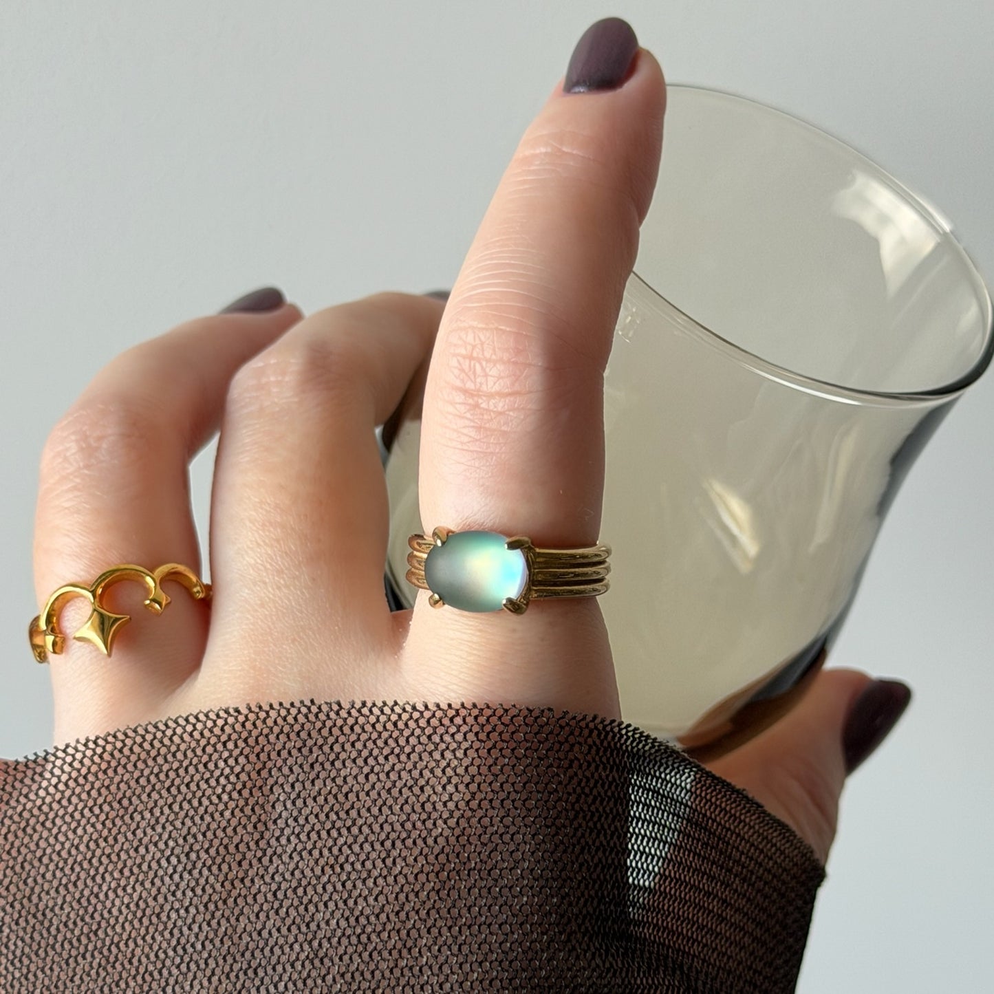 [ frost glass ] trois gold