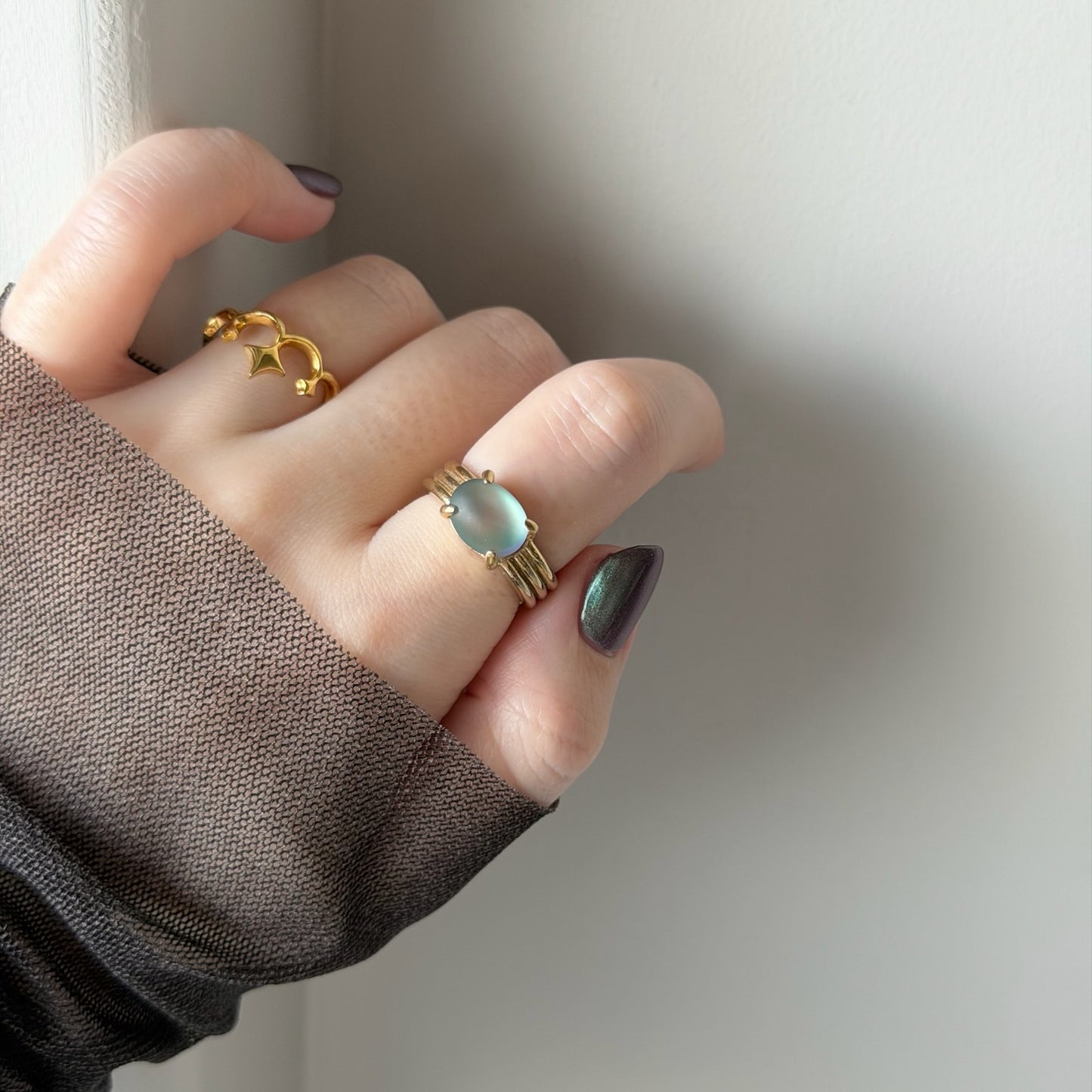 [ frost glass ] trois gold