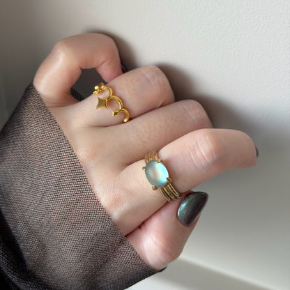 [ frost glass ] trois gold