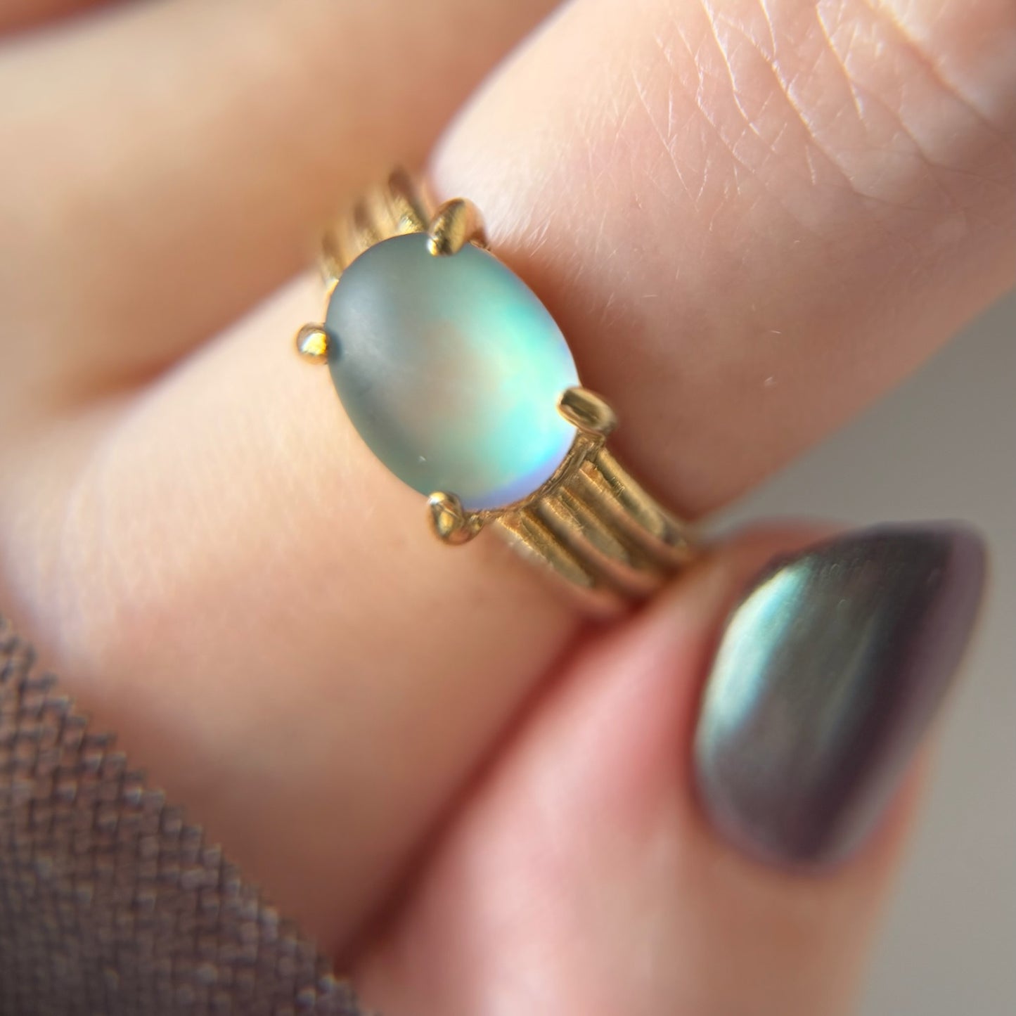 [ frost glass ] trois gold