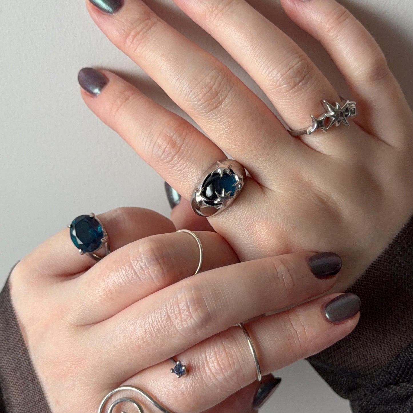[ indigo quartz ] reine -pinky silver