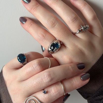 [ indigo quartz ] reine -pinky silver