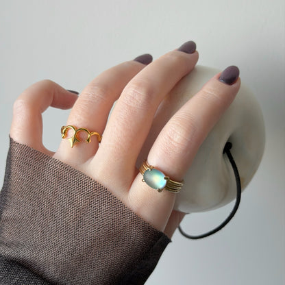 [ frost glass ] trois gold