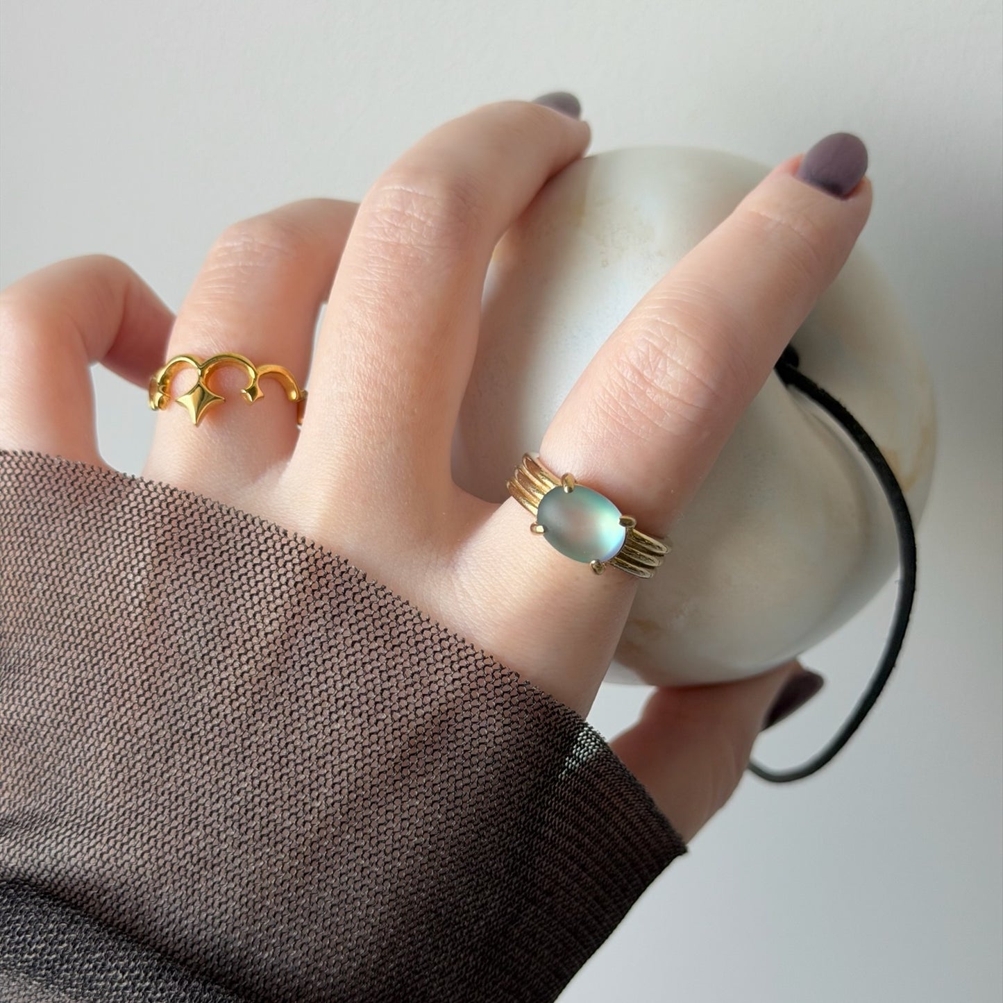 [ frost glass ] trois gold