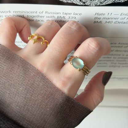 [ frost glass ] trois gold