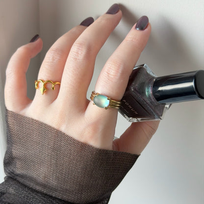 [ frost glass ] trois gold