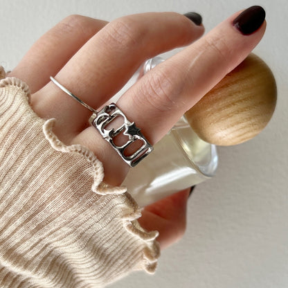 [ lux ring ] ring silver