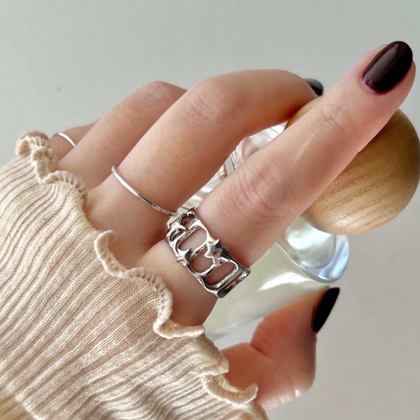 [ lux ring ] ring silver
