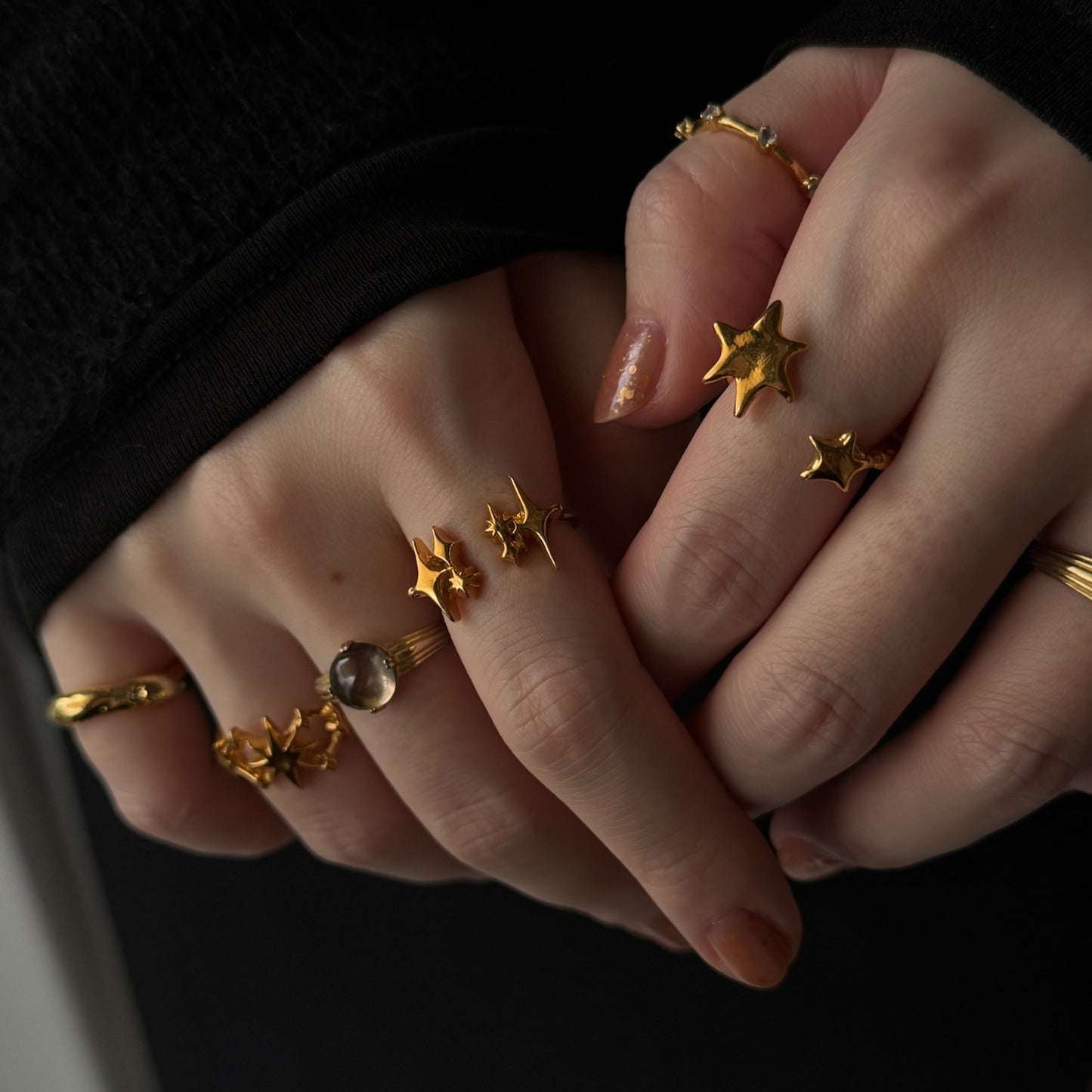 [ gold ] meteor [ free size ]