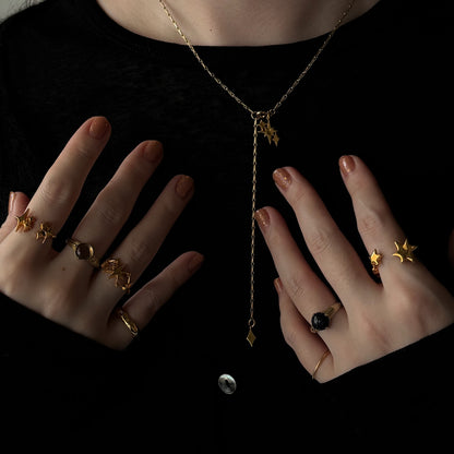 [ gold ] meteor [ free size ]